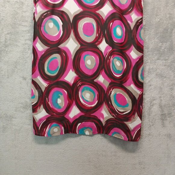 PRIVATE GALLERY Dress Size M(8-10) Women Sleeveless V-neck Chiffon Knit lining - Picture 10 of 14